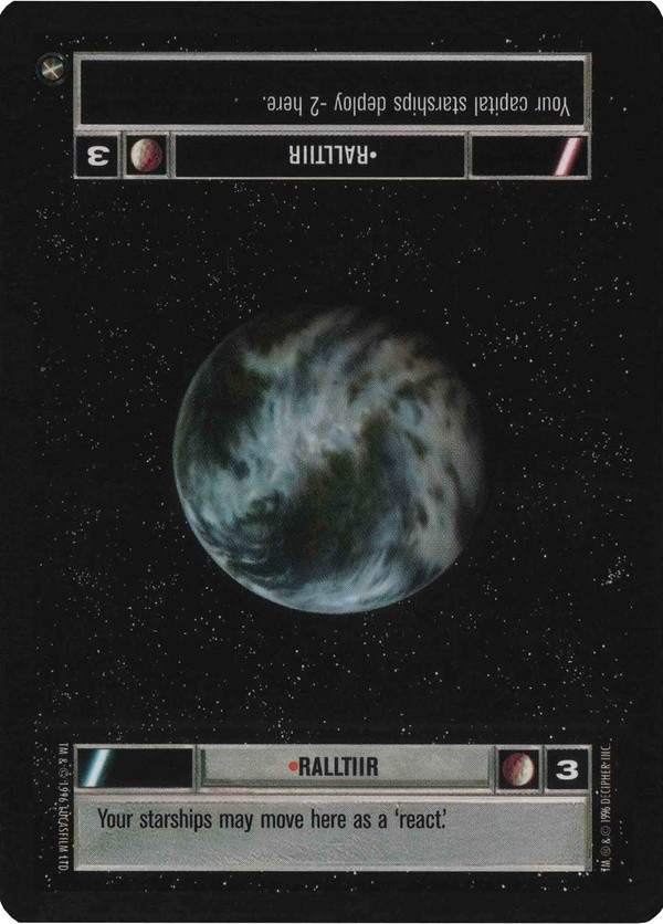 Star Wars CCG (SWCCG) Ralltiir (LS Japanese) - A New Hope (Japanese)