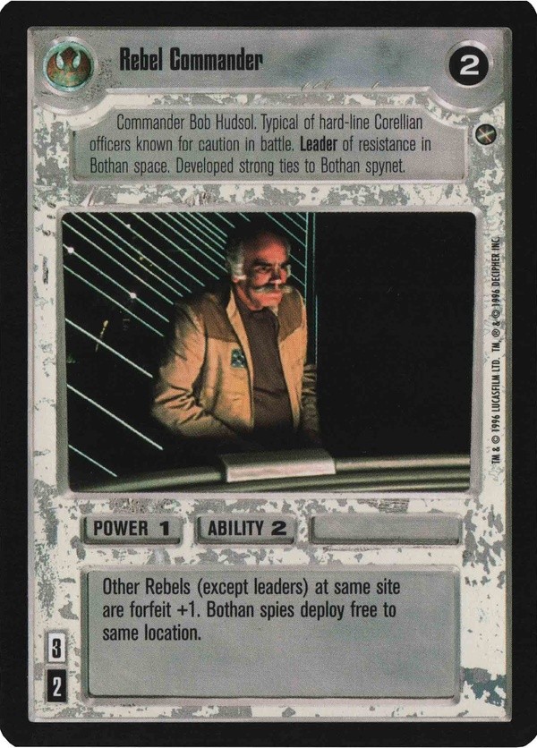 Star Wars CCG (SWCCG) Rebel Commander (Japanese) - A New Hope (Japanese)