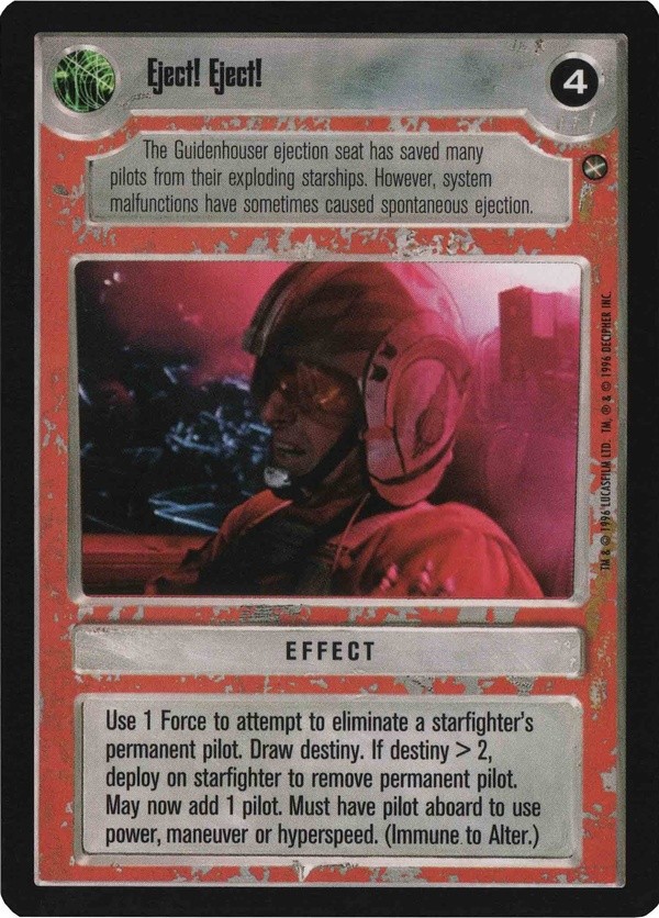 Star Wars CCG (SWCCG) Eject! Eject! (Japanese) - A New Hope (Japanese)