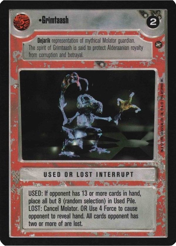 Star Wars CCG (SWCCG) Grimtaash (Japanese) - A New Hope (Japanese)