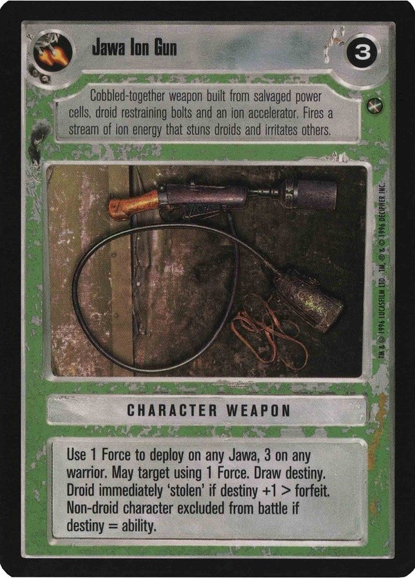 Star Wars CCG (SWCCG) Jawa Ion Gun (Japanese) - A New Hope (Japanese)