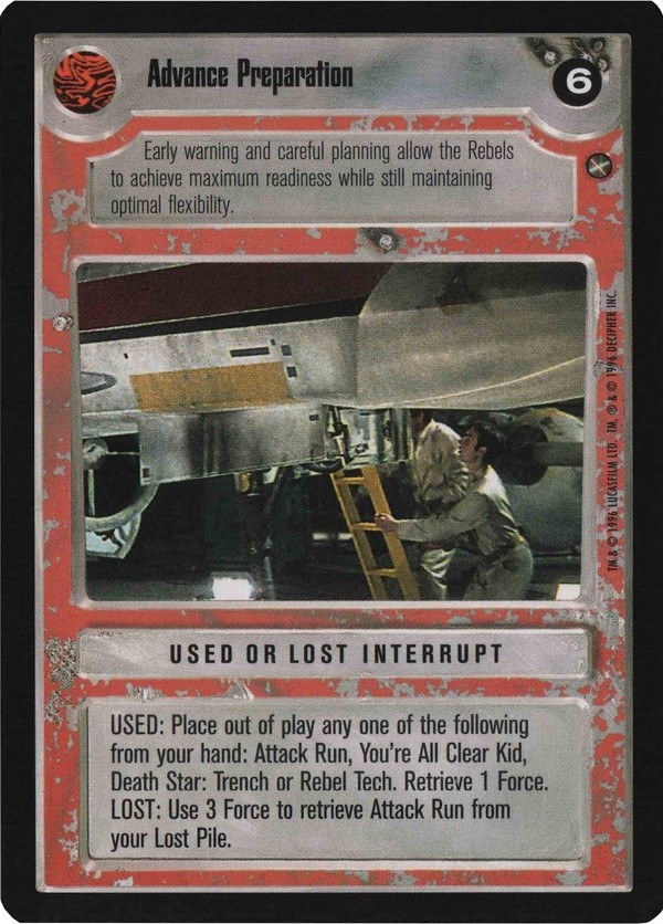 Star Wars CCG (SWCCG) Advance Preparation (Japanese) - A New Hope (Japanese)