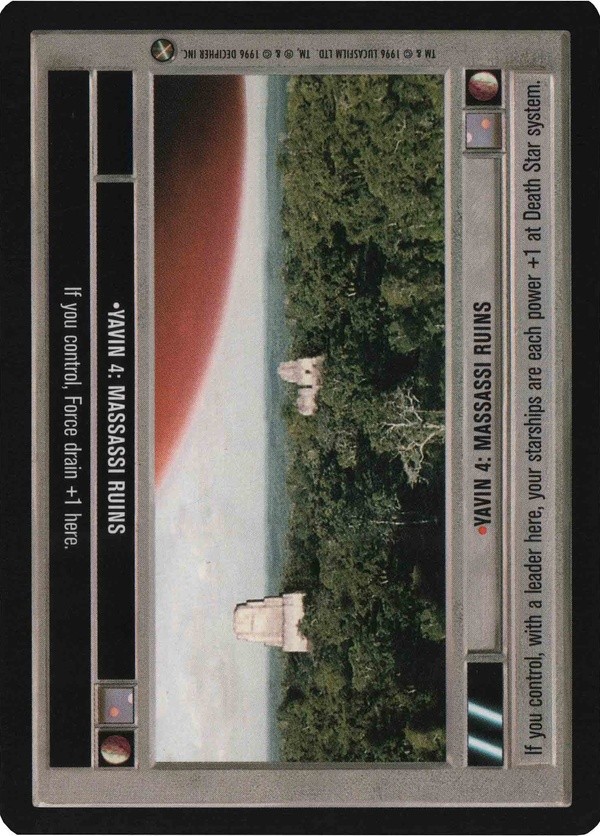 Star Wars CCG (SWCCG) Yavin 4: Massassi Ruins (Japanese) - A New Hope (Japanese)