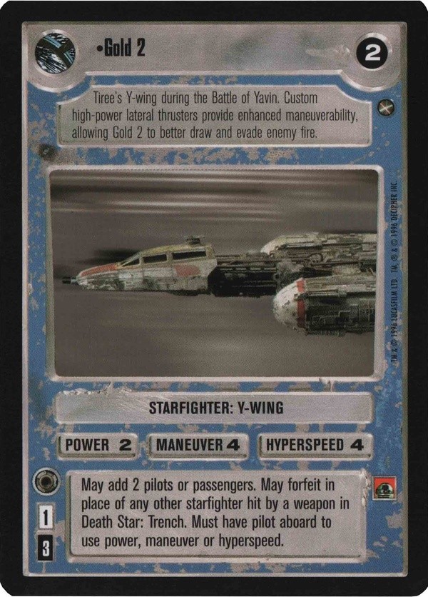Star Wars CCG (SWCCG) Gold 2 (Japanese) - A New Hope (Japanese)