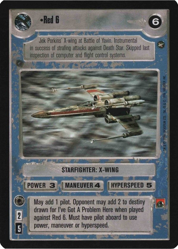 Star Wars CCG (SWCCG) Red 6 (Japanese) - A New Hope (Japanese)