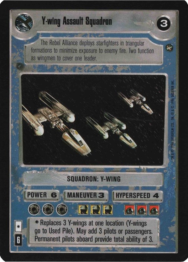Star Wars CCG (SWCCG) Y-wing Assault Squadron (Japanese) - A New Hope (Japanese)