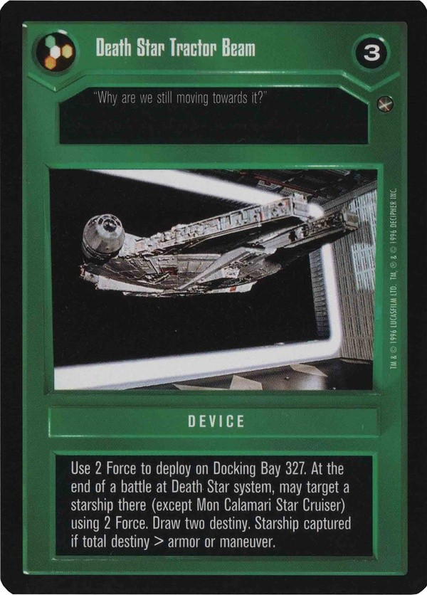 Star Wars CCG (SWCCG) Death Star Tractor Beam (Japanese) - A New Hope (Japanese)