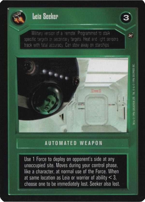 Star Wars CCG (SWCCG) Leia Seeker (Japanese) - A New Hope (Japanese)