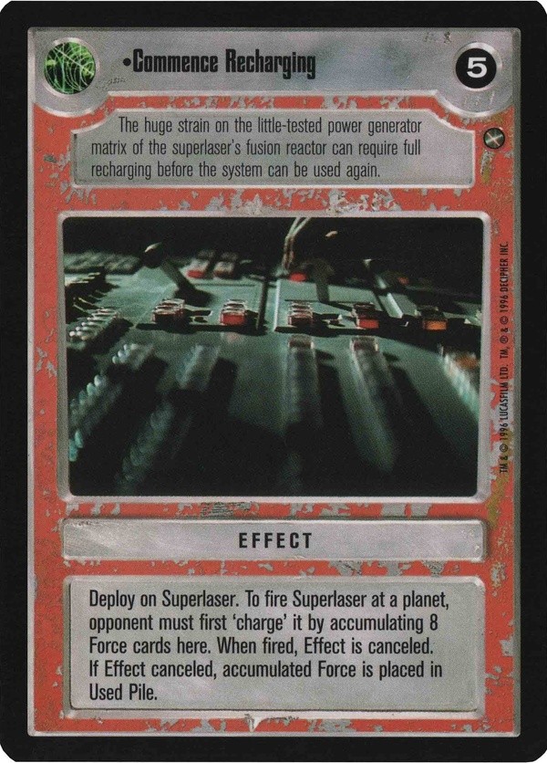 Star Wars CCG (SWCCG) Commence Recharging (Japanese) - A New Hope (Japanese)