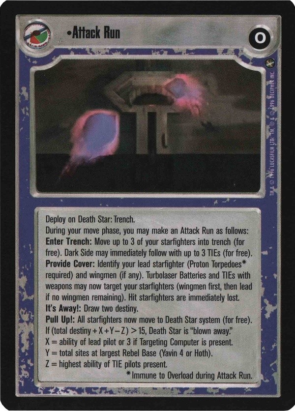 Star Wars CCG (SWCCG) Attack Run (Japanese) - A New Hope (Japanese)