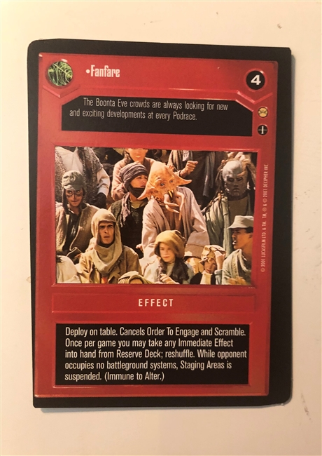 Star Wars CCG (SWCCG) Star Wars CCG Signed Autograph Card