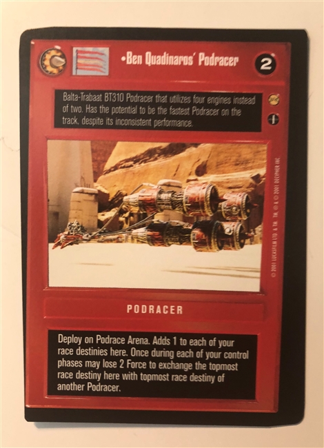 Star Wars CCG (SWCCG) Star Wars CCG MIscut Misprint