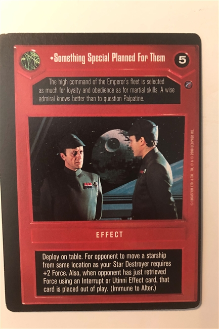 Star Wars CCG (SWCCG) Star Wars CCG MIscut Misprint