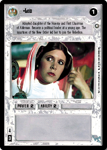 Star Wars CCG (SWCCG) Leia - Jedi Pack