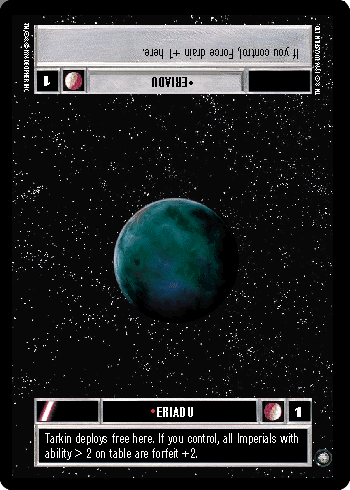 Star Wars CCG (SWCCG) Eriadu - Jedi Pack