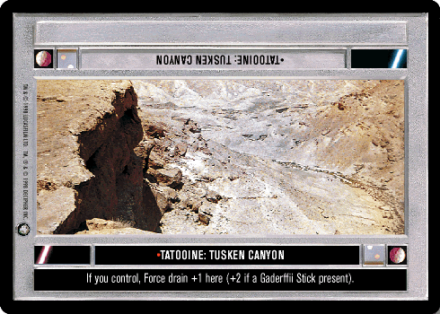 Star Wars CCG (SWCCG) Tatooine: Tusken Canyon (DS) - Official Tournament Sealed Deck (OTSD)
