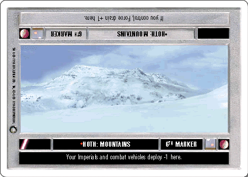 Hoth: Mountains (6th Marker) (DS)