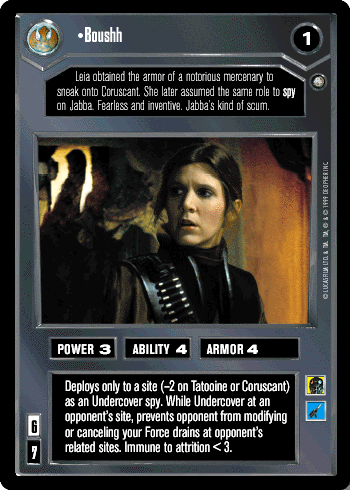 Star Wars CCG (SWCCG) Boushh - Enhanced Jabba's Palace