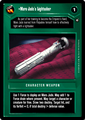 Mara Jade's Lightsaber