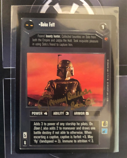 Star Wars CCG (SWCCG) Star Wars CCG Signed Autograph Card