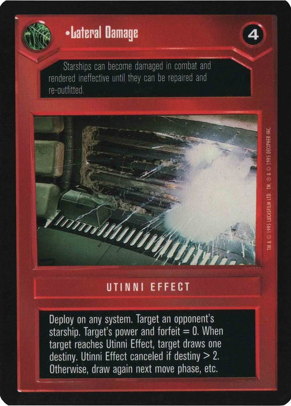 Star Wars CCG (SWCCG) Lateral Damage Foil