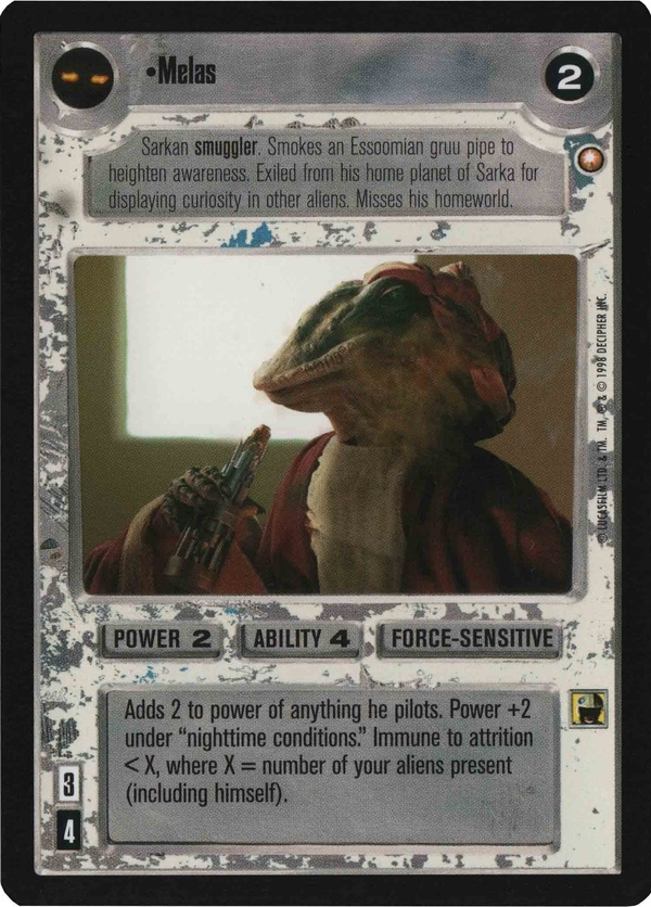 Star Wars CCG (SWCCG) Melas Foil
