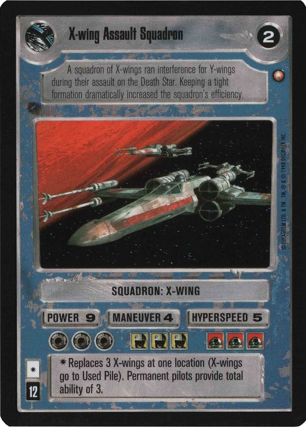 Star Wars CCG (SWCCG) X-wing Assault Squadron Foil