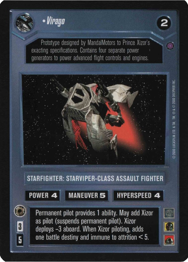 Star Wars CCG (SWCCG) Virago Foil