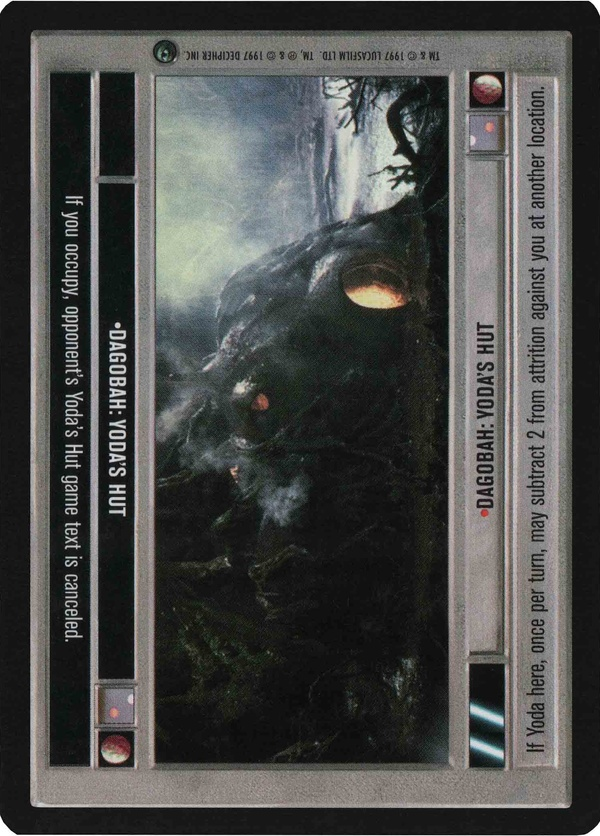 Star Wars CCG (SWCCG) Dagobah: Yoda's Hut Foil