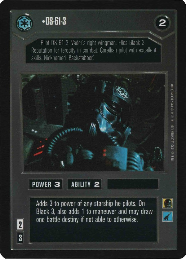 Star Wars CCG (SWCCG) DS-61-3 Foil