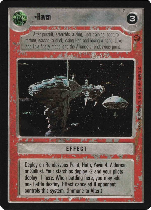 Star Wars CCG (SWCCG) Haven Foil