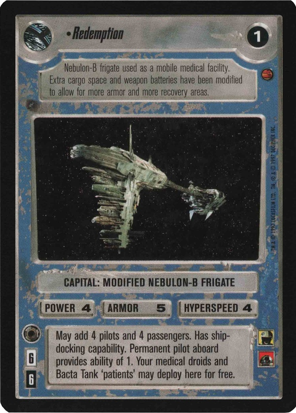 Star Wars CCG (SWCCG) Redemption Foil