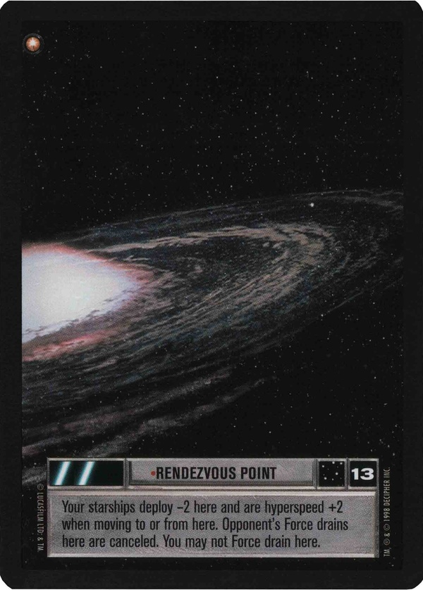 Star Wars CCG (SWCCG) Rendezvous Point Foil