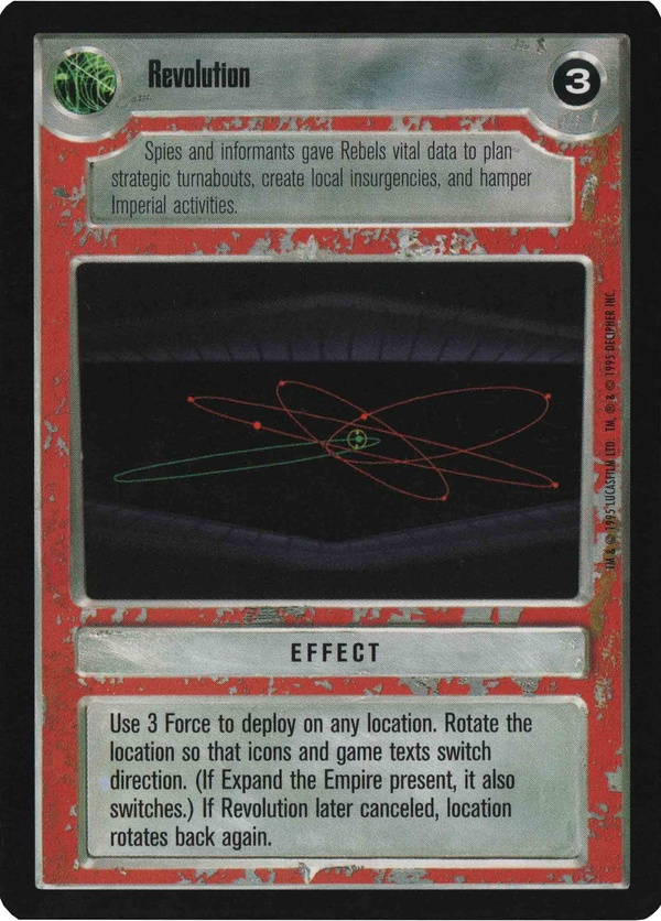 Star Wars CCG (SWCCG) Revolution Foil