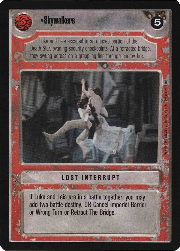 Star Wars CCG (SWCCG) Skywalkers Foil