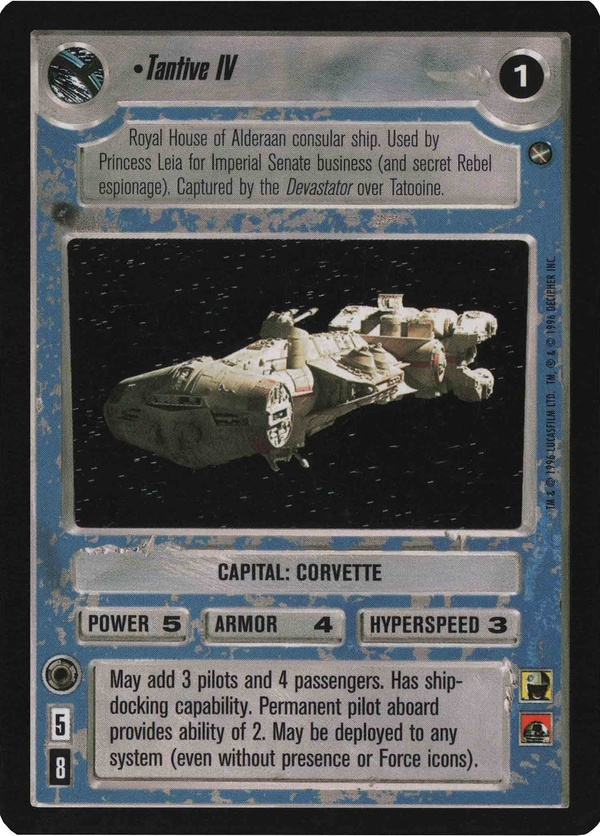 Star Wars CCG (SWCCG) Tantive IV Foil