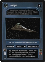 Star Wars CCG (SWCCG) Avenger Foil