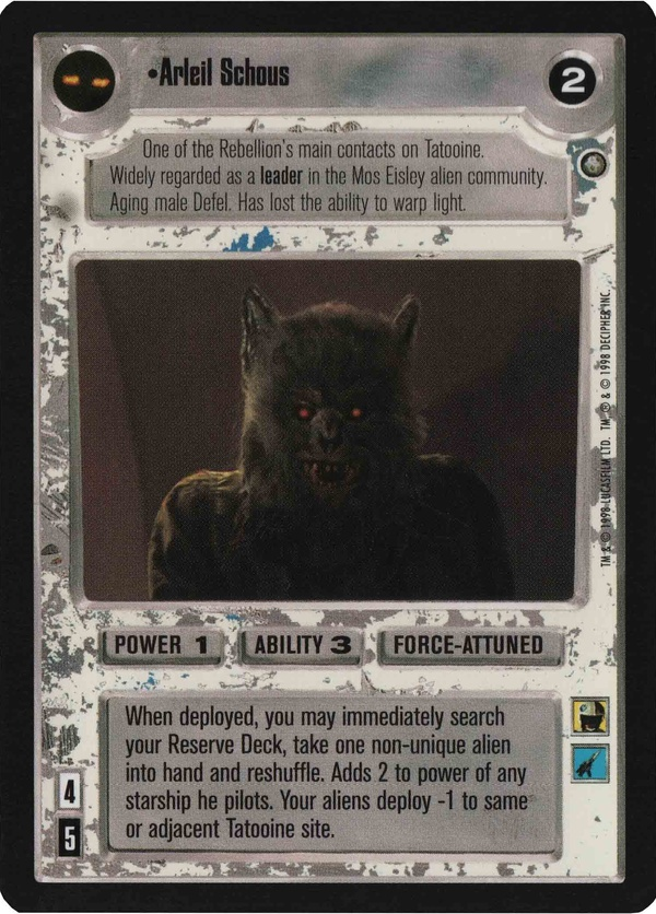 Star Wars CCG (SWCCG) Arleil Schous Foil