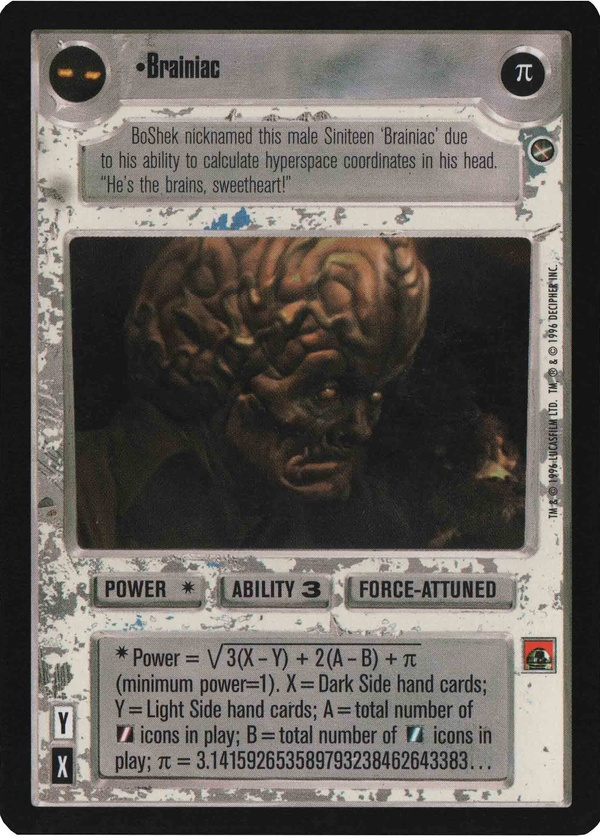 Star Wars CCG (SWCCG) Brainiac (Japanese) Foil