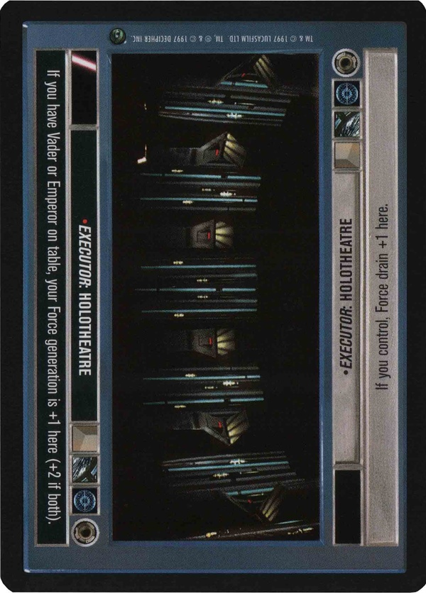 Star Wars CCG (SWCCG) Executor: Holotheatre Foil