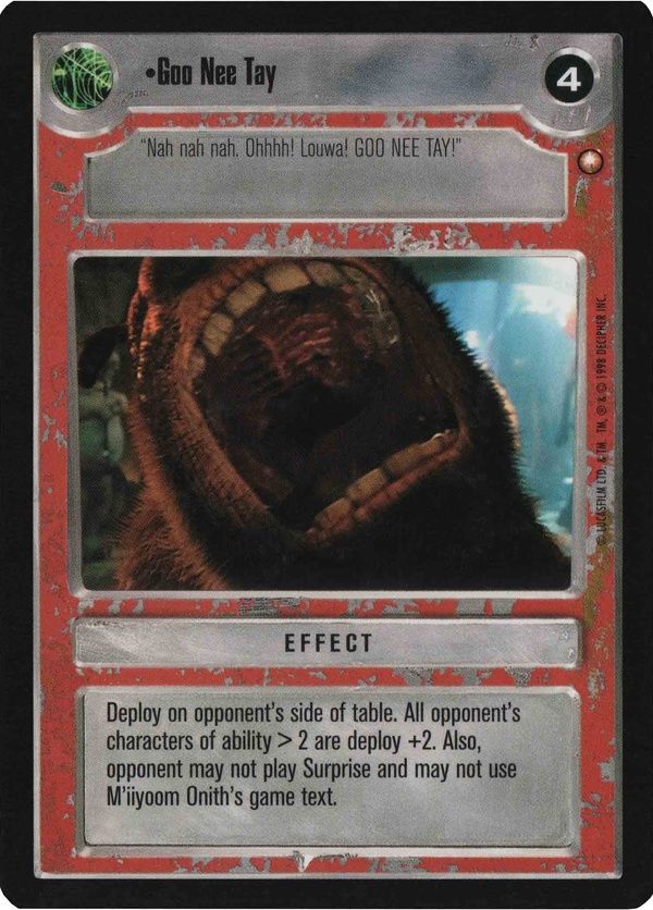 Star Wars CCG (SWCCG) Goo Nee Tay Foil