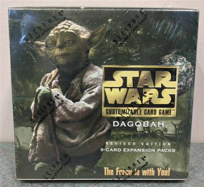 Star Wars CCG (SWCCG) Dagobah Revised WB Booster Box (Sealed)