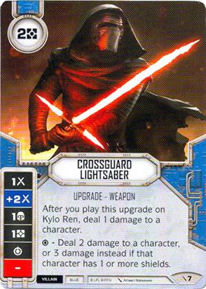 Crossguard Lightsaber (2PLY #7)