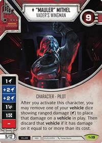 Star Wars Destiny "Mauler" Mithel - Vader's Wingman (Across the Galaxy #19)