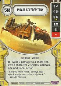Star Wars Destiny Pirate Speeder Tank (Legacies #66)
