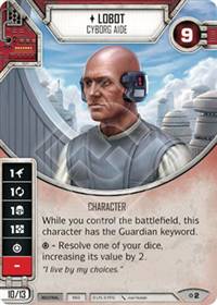 Star Wars Destiny Lobot - Cyborg Aide