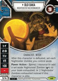 Star Wars Destiny Old Daka - Nightsister Necromancer (Spark of Hope #5)