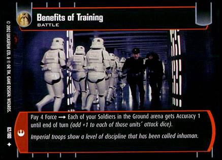 Star Wars TCG Benefits of Training (ANH  #62) - A New Hope (TCG)