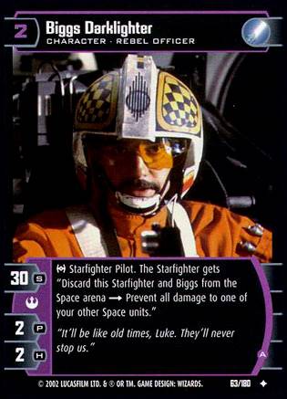 Star Wars TCG Biggs Darklighter A (ANH  #63) - A New Hope (TCG)