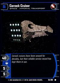 Star Wars TCG Carrack Cruiser (ANH  #124) - A New Hope (TCG)